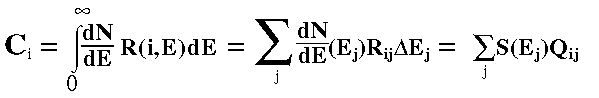 C=sum(S(Ej)Qij)